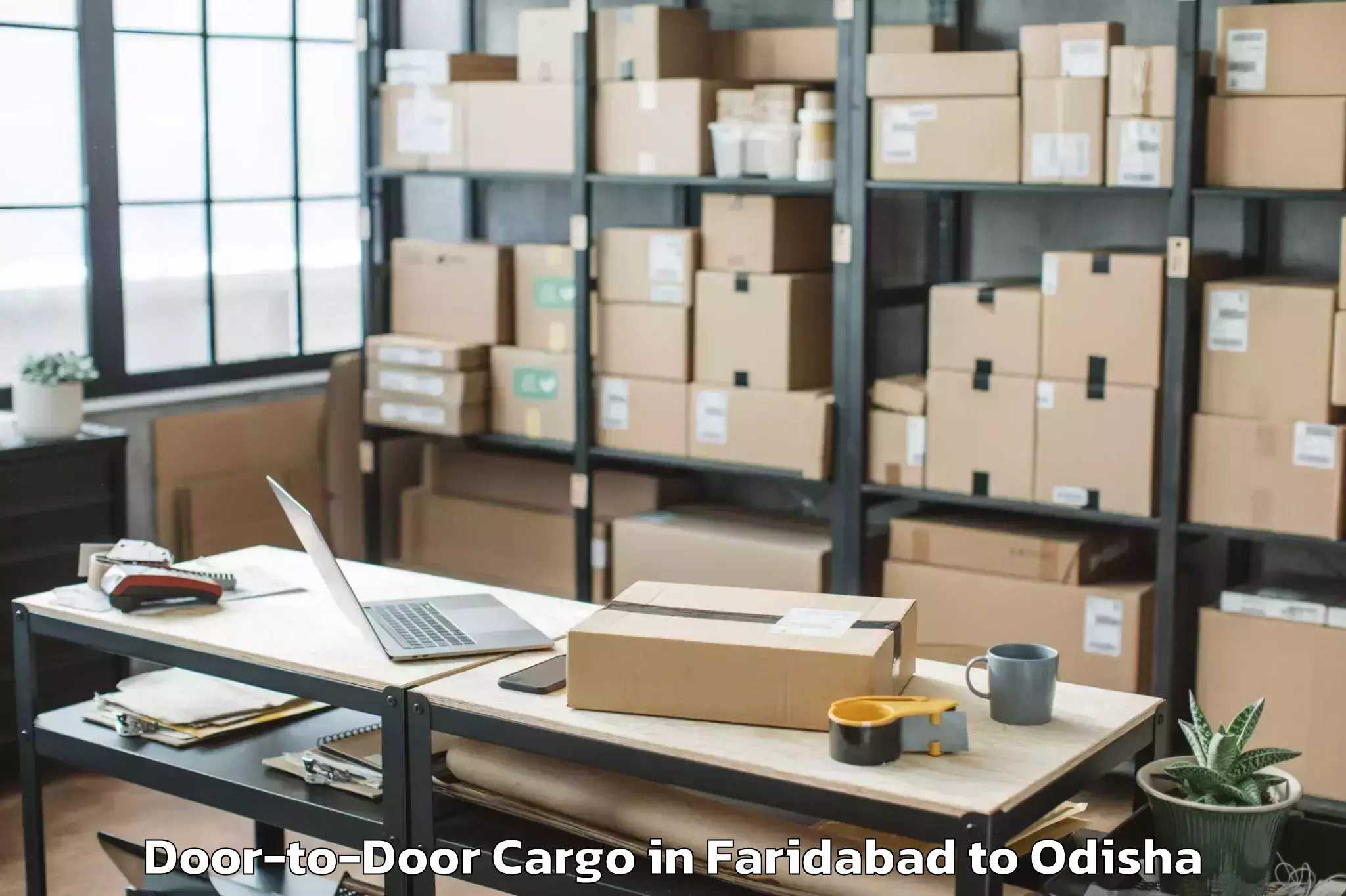 Efficient Faridabad to Chandabali Door To Door Cargo